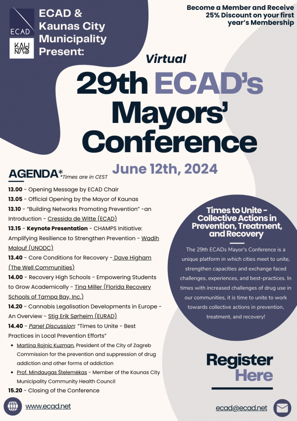 Read more: Last Chance to Register - 29th Mayor's Conference - June 12, 2024
