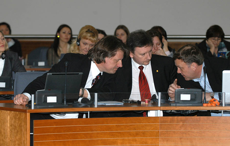 Dr. Saulius Chaplinskas, Lithuanian colleague and Jon Sigfusson, Reykjavik
